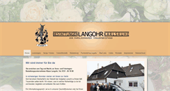 Desktop Screenshot of langohr-bestattungen.de